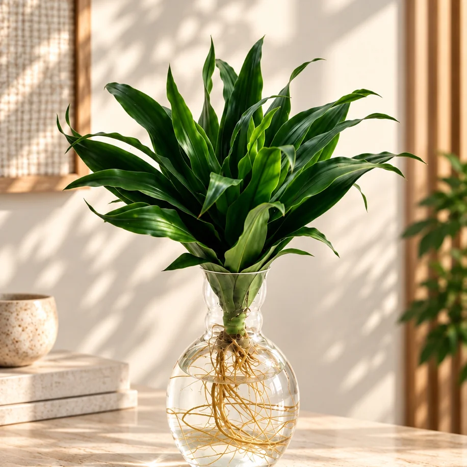 Dracena Compacta – Suda Köklendirilmiş Canlı Bitki