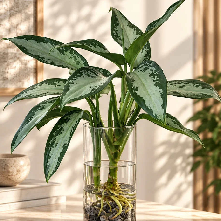 Premium | Aglaonema Silver Queen (Çin Herdemyeşili)